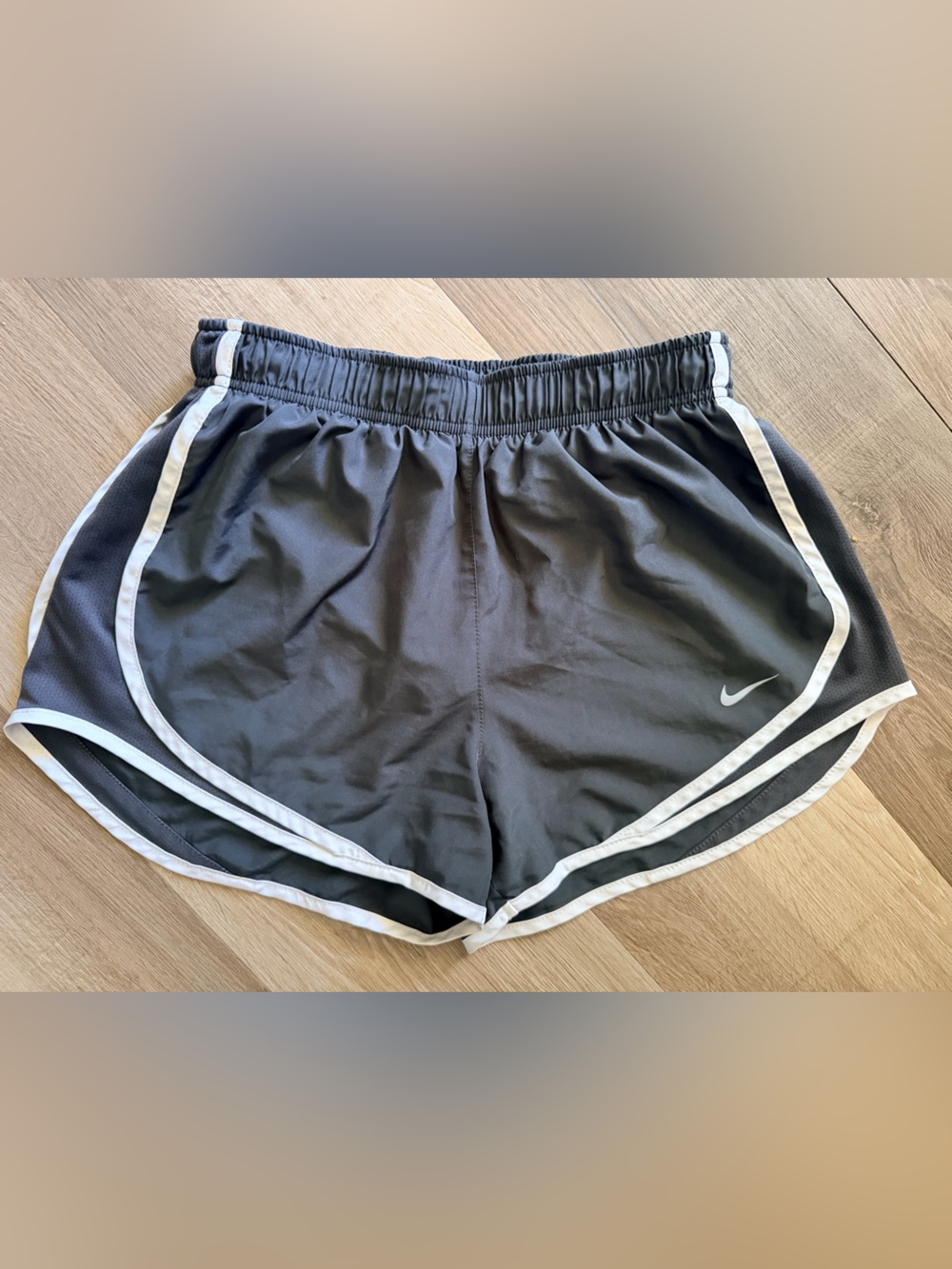 Nike Women’s Running Shorts Gray with White Trim